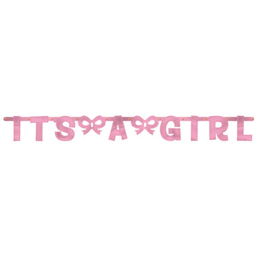 Baby Girl Foil Banner - Party Savers