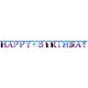 Frozen 2 Jumbo Happy Birthday Add-An-Age Letter Banner - Party Savers