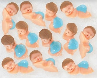 Blue Babies With Diaper 12pk - Party Savers