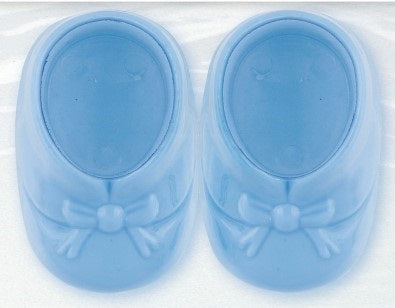 Blue Baby Boots 7.5cm 2pk - Party Savers