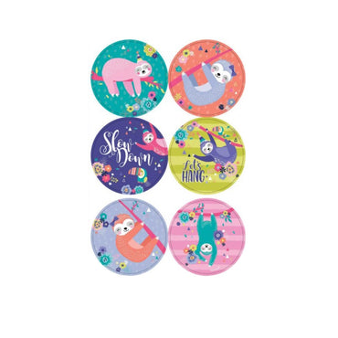 Sloth Stickers 24pk - Party Savers