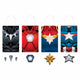 Marvel Avengers Powers Unite Create Your Own Paper Kraft Bags 21cm x 13cm x 8cm 8pk - Party Savers