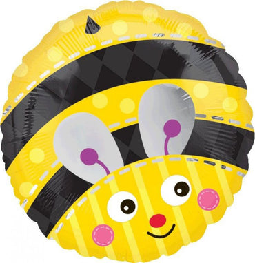 Cute Bumble Bee Foil Balloon 45m - Party Savers
