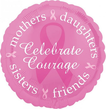 Breast Cancer Awareness Foil Balloon 45cm - Party Savers