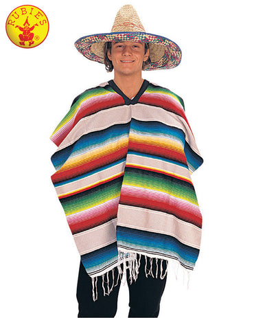 Men's Costume - Mexican Poncho - Party Savers