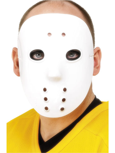 White Hockey Mask - Party Savers