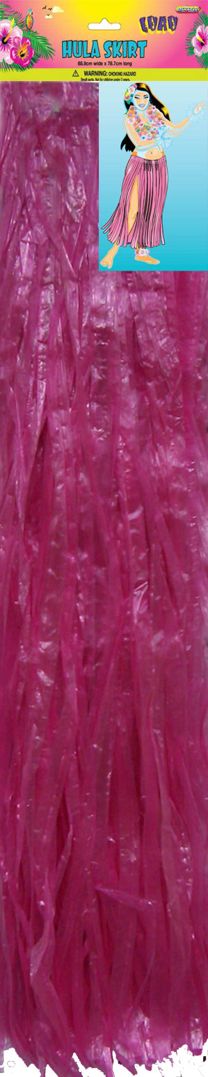 Luau Hula Skirt - Hot Pink - Party Savers