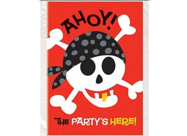 Pirate Fun Invitations 8pk - Party Savers