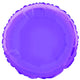 Purple Round Foil Balloon 45cm - Party Savers