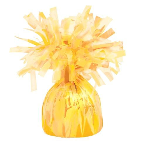 Yellow Foil Balloon Weight - Party Savers