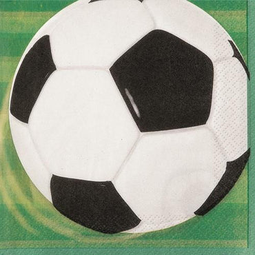 Soccer Lunch Napkins 16pk - Party Savers