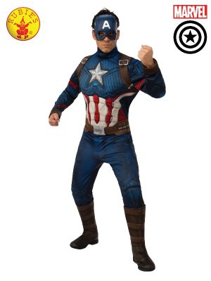 Men's Costume - Captain America Deluxe - Party Savers