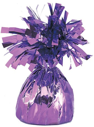 Lavender Foil Balloon Weight - Party Savers