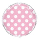 Pastel Pink Dots Round Foil Balloon 45cm - Party Savers