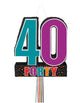 Birthday Cheer 40 Pull Pinata - Party Savers