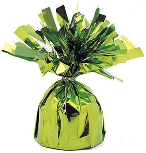 Green Foil Balloon Weight - Party Savers