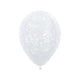 Filigree Satin Pearl White Latex Balloons 30cm 12pk
