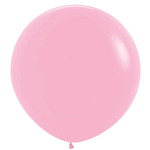 Pastel Pink Latex Balloons 60cm 3pk