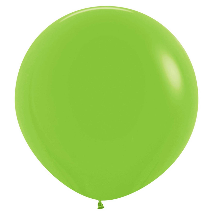 Lime Green Latex Balloons 60cm 3pk