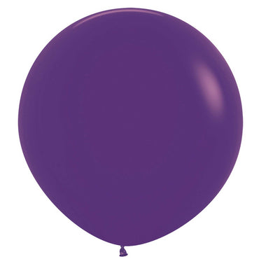 Purple Latex Balloons 60cm 3pk
