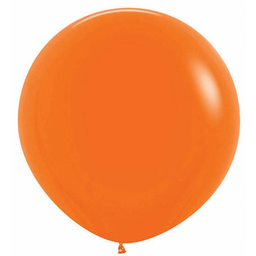 Orange Latex Balloons 60cm 3pk