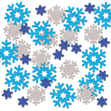 Snowflake Sparkle Confetti .5oz - Party Savers