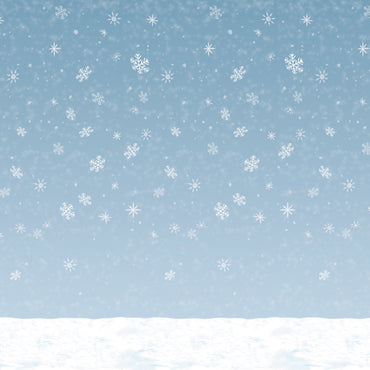 Winter Sky Backdrop 4ft x 30ft Each - Party Savers
