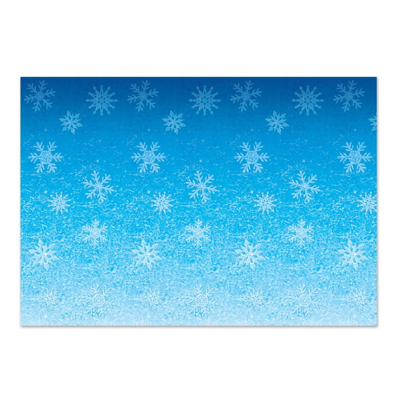 Snowflakes Backdrop 4ft x 30ft Each - Party Savers