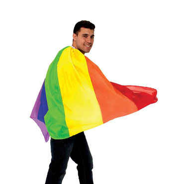 Colourful Rainbow Cape - Party Savers
