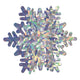 Snowflake 3D Prismatic Centerpiece 10in Each - Party Savers