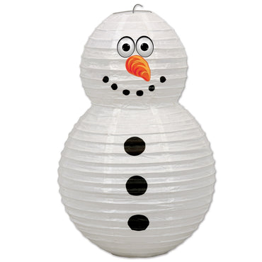 Snowman Paper Lantern 19in x 11.75in Each - Party Savers