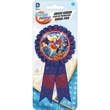DC Superhero Girls Confetti Award Ribbon - Party Savers