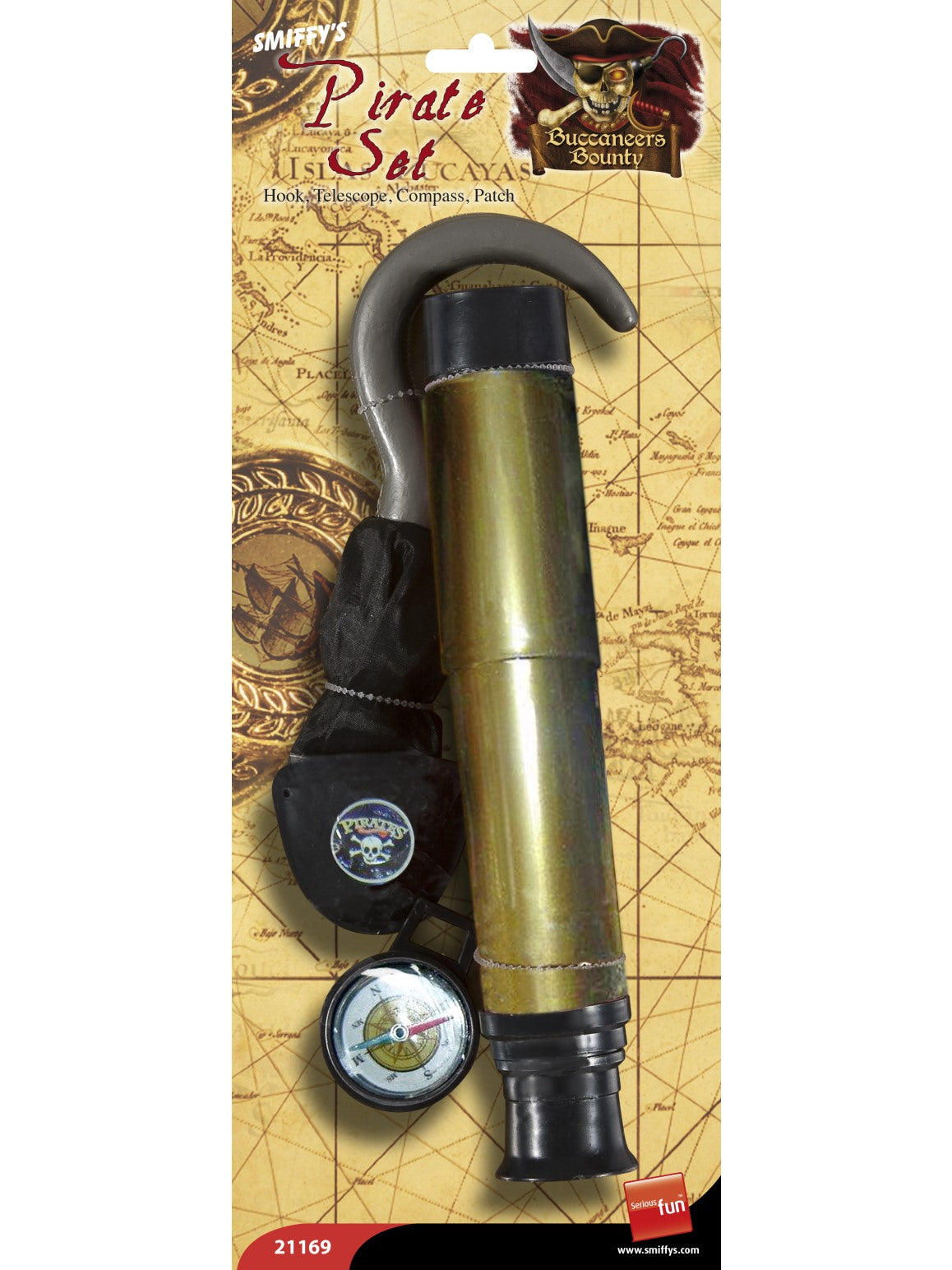 Pirate Set with Hook - Party Savers