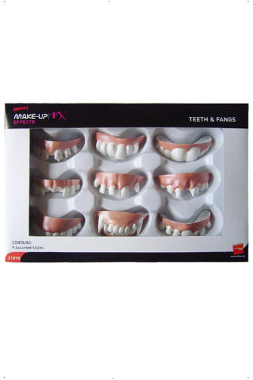 Teeth and Fangs, Assorted Styles 9pk - Party Savers