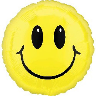 Smile Self Sealing Foil Balloon 45cm - Party Savers