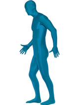 Men's Costume - Blue Second Skin Suit - Party Savers