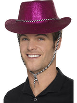 Pink Cowboy Glitter Hat - Party Savers