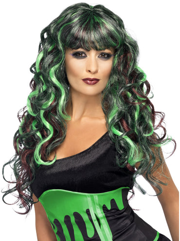Green Blood Drip Monster Wig - Party Savers