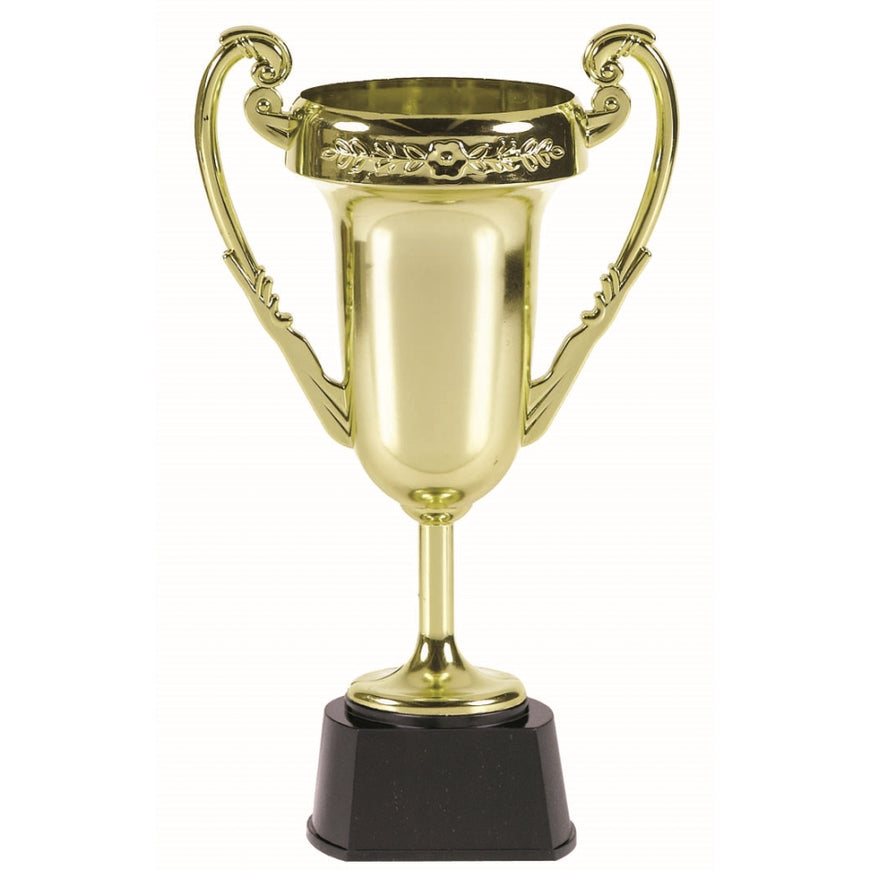 Jumbo Trophy Cup Gold & Black Plastic Base - Party Savers
