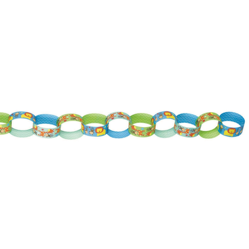 One Wild Boy Paper Link Garland - Party Savers