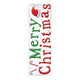 Merry Christmas Gel Cling Decoration 53cm x 16cm Each - Party Savers