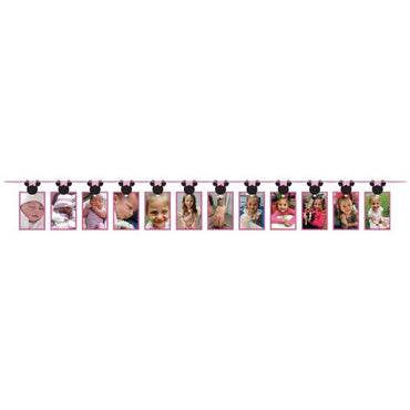 Minnie Mouse Forever Photo Garland 3.65m Each