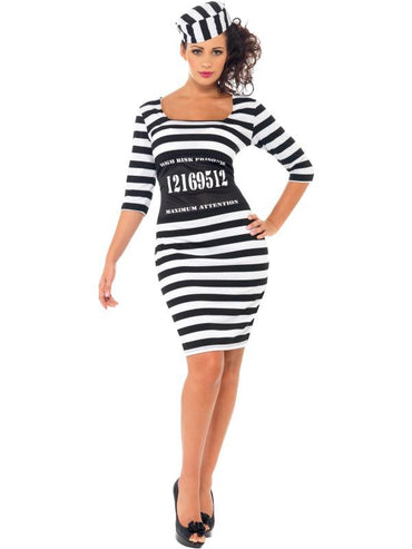 Womens Costume - Classy Convict - Party Savers