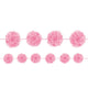 New Pink Fluffy Garland 365cm 2pk - Party Savers