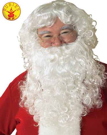 Santa Classic Beard & Wig Set Adult - Party Savers