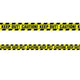Halloween Caution! Keep Out! Plastic Tape Banner 7cm x 6m Each