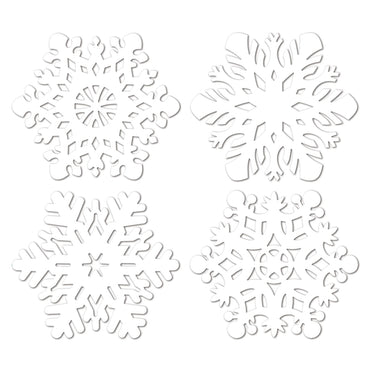 Snowflake Cutouts 14in-14.5in - Party Savers