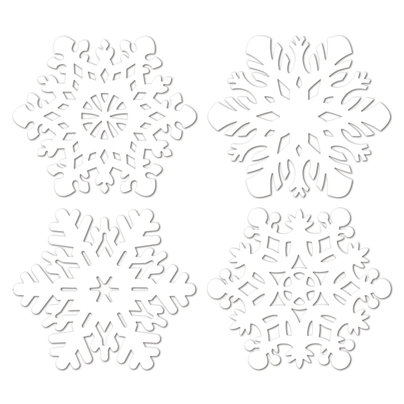 Snowflake Cutouts 14in-14.5in - Party Savers