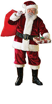 Men's Costume - Santa Suit Deluxe - Party Savers