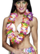 Hawaiian Lei Multi-Coloured with Large Bright Flowers - Party Savers